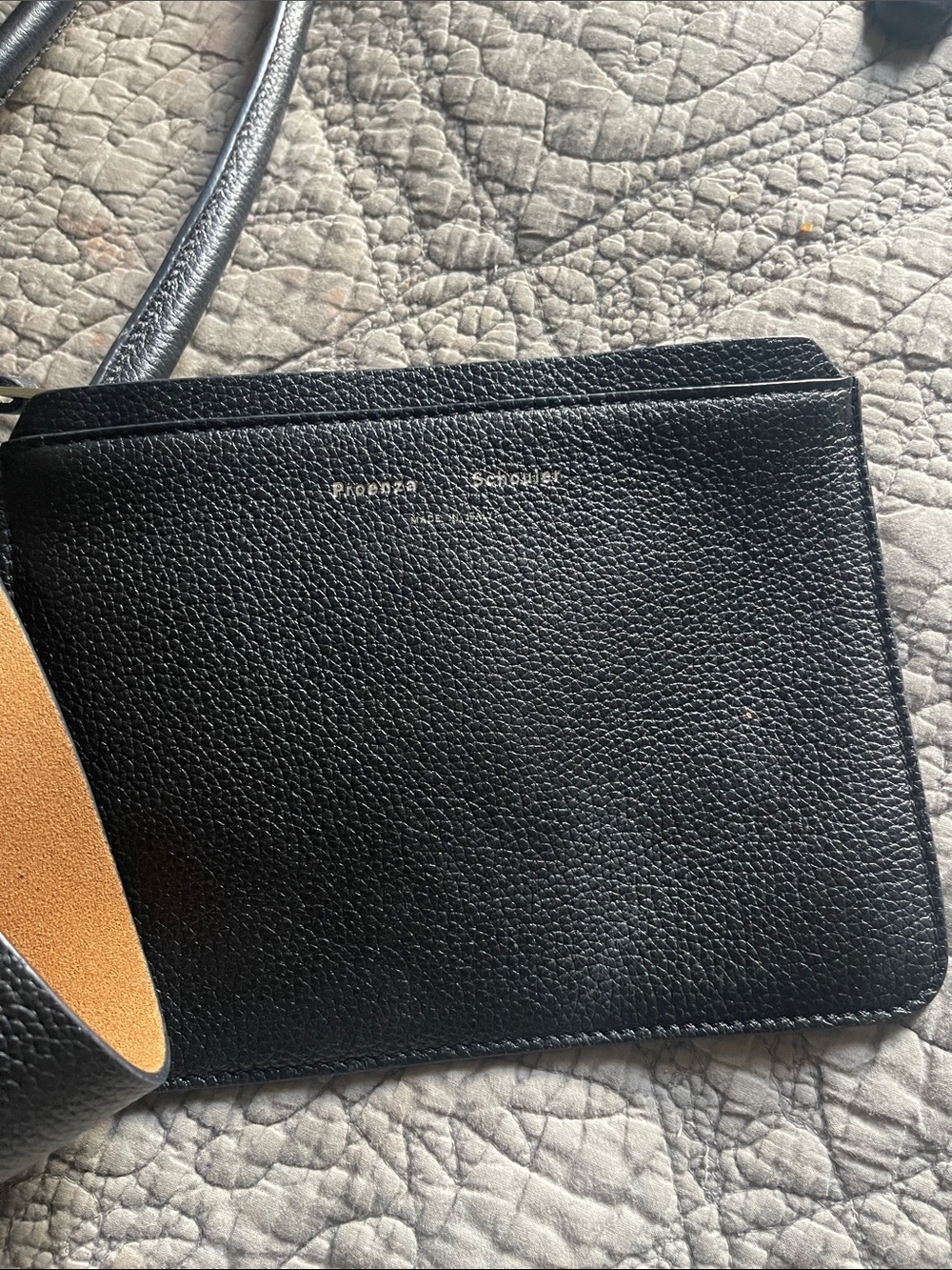 Proenza Schouler Black Pebbled Leather Shoulder Bag - Picture 4 of 4